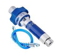 Grease Coupler High Pressure - Lock Clamp Type Flat-Head - Automotive Lubricant Tips | for Professionals Technicians Farm Equipment Cars Sedans Trucks Marine RVs Construction Site Garage Workshop Home