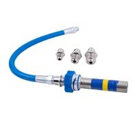 Grease Coupler with 3 Adapter Nozzles M6/M8/M10 Universal Grease Fitting High Pressure Leakproof Adjustable Grease Coupler