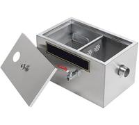 Grease Filter, Commercial Stainless Steel Wastewater Grease Trap For Under Sink, Top Entry Commercial Grease Trap For Restaurant Kitchens, 50 X 29 X 29Cm-45 x 25 x 23cm