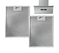 Grease Filter for Range Hood - 2 Pack 5-Layer Aluminium Ventilation Screen Replacement Kitchen Exhaust Fan Insert Filter, Stove Hood Mesh Trap, Home Cooking Extraction Ventilation System Parts