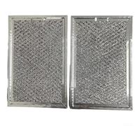 Grease Filter Replacement 2pcs for GE Over The Range Microwave JNM7196SK6SS - Fine Metal Mesh Screen