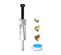 Grease Fitting Unclogger Heavy-Duty Lube Nozzle Unblocking Set | with 6/8/10M 90-Degree Elbow Adapters Grease Injector Nozzle Cleaner Tool for Excavator Truck Lubricant Needle Hard-To-Reach