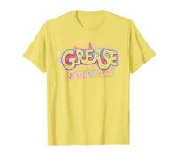Grease Grease is The Word T-Shirt, Men, Lemon Yellow, Medium