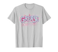 Grease Grease is The Word T-Shirt, Men, Silver Grey, Large