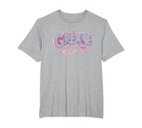Grease Grease is The Word T-Shirt, Men's Big and Tall, Heather Grey, 5X Tall