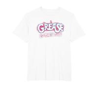 Grease Grease is The Word T-Shirt, Men's Big and Tall, White, 6X Tall