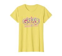 Grease Grease is The Word T-Shirt, Women, Lemon Yellow, Small