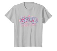 Grease Grease is The Word T-Shirt, Youth, Silver Grey, 4T