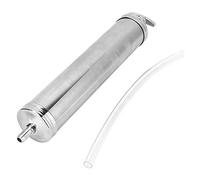 Grease Gun 500cc Aluminum Alloy Carbon Steel Pressure Rod Vacuum Transfer Lubricating Hand Held Oil Suction Guns Manual Plunger Construction Machinery Grease Gun