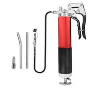 Grease Gun, 7000 PSI Heavy Duty Pistol Grip Grease Gun fit 400cc Cartridge | Manual Grease Gun with Flexible Hose, Rigid Tubes and Nozzles for Automotive, Agricultural, Industrial