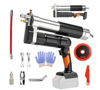 Grease Gun,Battery Grease Gun,12,000 PSI Electric Grease Gun for Makita 18V Battery,170g/min,600cc Capacity,90° Adjustable, 2-in-1 Brushless Cordless Caulking Gun for Truck, Farm, DIY (NO Battery)