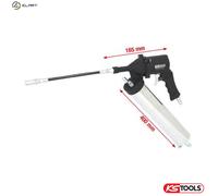 KS Tools 515.3900 Pneumatic Grease Gun With Flexible Hose And Nozzle