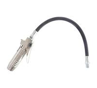 Grease Gun Coupler, Locks onto Metric and SAE Zerk Grease Fittings, Positive Lock, Fits All 1/8” NPT Type Grease Guns, Quick Disconnect Lever, 10,000 PSI High Pressure, by Tech Team