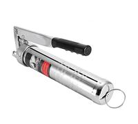 Grease Gun, Grease Gun Tips Pneumatic Grease Gun Pneumatic Greaser Cartridge Greasing Gun 400CC High Pressure Air Grease Gun Combination Filler Coupler/Air Bleeder Valve