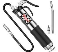 Grease Gun - Heavy Duty Professional Pistol Grip Grease Gun 6000 PSI with 18 inch Flex Hose