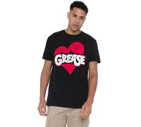 Grease Heart Unisex T Shirt, Black, XXXX-Large