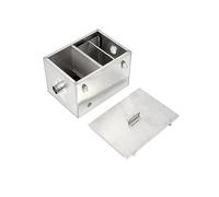 Grease Interceptor, Stainless Steel Grease Trap Interceptor Oil Water Separator Kitchen Accessories Wastewater Treatment