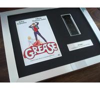 GREASE JOHN TRAVOLTA STUNNING RARE 35MM FILM CELL +COA