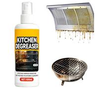 Grease Killer Spray, 2026 New Extra Strong Grease Cleaner for Grill and Oven, Heavy Duty Grill Cleaner Spray Oven Cleaner, Powerful Kitchen Grease Remover for Racks, Grills, Air Fryers (Red, 1Pcs)