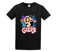Grease Movie Vintage Men's Fashion T-Shirt Casual Tees Clothing Black M