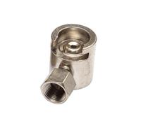 Grease Nipple Coupler, 5A 220V Flat Mouth Hexagon Ended Slide on Grease Gun Connector for Most Grease Gun (22mm)