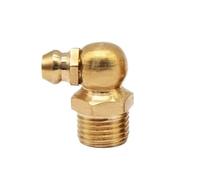 Grease Nipples 1~10 Pcs Joint Grease Nozzles Straight Through/45°/90° M4 M5 M6 M8 M10 M12 M14 M16 M20 Brass Nipple Copper Oil Mouth(45,M8x1.25mm-10PCS)