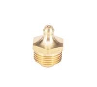 Grease Nipples 5PCS 1/2" BSPP Male Straight Brass Grease Zerk Nipple Fitting