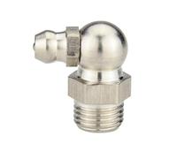 Grease Nipples M5 M6 M8 M10 M12 M14 M16 1/8" BSPP 1/4" Male 45/90 Degree Stainless Steel Grease Zerk Nipple Fitting(90 Degree,M5x0.8)