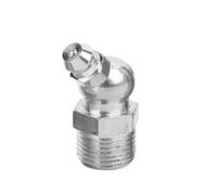 Grease Nipples M5M6 M8 M10 M12 M14 M16 304 Stainless Steel Grease Nipple Metric Male Thread Straight Elbow Type Oil Zerk Fitting(90 Degrees,M6x1mm-7mm(5pcs))