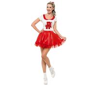 Grease Pink Ladies Jacket Sandy Official Smiffys Fancy Dress Costume Adults UK 8