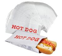 Grease Proof Hot Dog Wrappers (3.7 x 9 in, 200 Pieces)