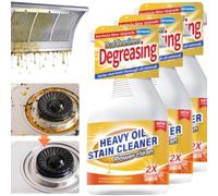 Grease Remover Spray, 2025 New Multipurpose Kitchen Cleaner, Stain Cleaner for Ovens, Countertops, Appliances, Effective Oil and Dirt Removal for Home Use (3)