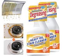 Grease Remover Spray, 2025 New Multipurpose Kitchen Cleaner, Stain Cleaner for Ovens, Countertops, Appliances, Effective Oil and Dirt Removal for Home Use (2)