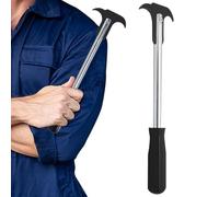 Grease Seal Removal Tool, Automatic Oil Seal Puller, Double Hook Tip Grease Seal Removal Tool, Steel Oil Seal Wrench with Long Handle, Removal Tool
