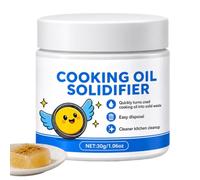 Grease Solidifier | 30ml Kitchen Cleaning Powder | Kitchen Waste Oil Solidifier Powder | for Maintenance Cleanup Pan Oven Grill Stove Countertop