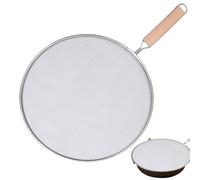 Grease Splatter Screen, Fine Mesh Oil Splatter Guard, Skillet Shield Guards, Non-Stick Extra Fine Mesh Weave, 1Pc, Stainless Steel, for Frying Pan, 13", 11.5", 10", 8" Available