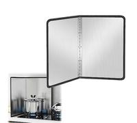 Grease Stove Splatter Guard, Foldable Stainless Steel Splatter Guard Pack of 2 Multiple Sizes(45x50cm)