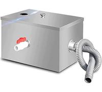 Grease Trap,Commercial Grease Trap Stainless Steel Grease Trap Interceptor Set, Professional Interceptor Grease Trap Tools for the Catering Industry, Under Sink Grease Trap, Multi-