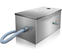 Grease Trap,Commercial Grease Trap Stainless Steel Grease Trap Interceptor Set, Professional Interceptor Grease Trap Tools for the Catering Industry, Under Sink Grease Trap, Multi-