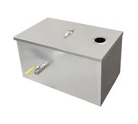 Grease Trap, Grease Trap, Plastic Commercial Traps For Restaurants Kitchen, Stainless Steel Interceptor Under Sink, 1000x500x500mm,1200x500x500mm(1000x500x500mm)