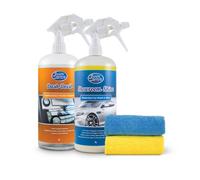 Greased Lightning Bodywork & Interior Twin Pack - Showroom Shine 1 Litre Waterless Wash And Wax And Dash Devil 1 Litre Interior Cl
