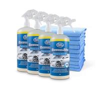 Greased Lightning Showroom Shine 1L 4-Pack + 10 Microfibre Cloths Kit