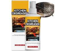 GreaseKiller BBQ Grill Cleaner Spray, Fast-Acting BBQ Grill Cleaning Spray for Outdoor Grease Removal, Powerful Kitchen Grease Remover for Racks, Suitable for Grills and Smokers, Drip Trays (1pcs)