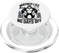 Greasemonkey Gorilla No Days Off Design PopSockets PopGrip for MagSafe