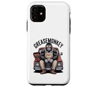 Greasemonkey Gorilla Retro Mechanic Garage Monkey Graphic Case for iPhone 11