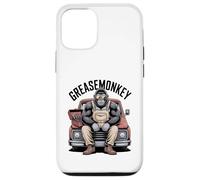 Greasemonkey Gorilla Retro Mechanic Garage Monkey Graphic Case for iPhone 12/12 Pro