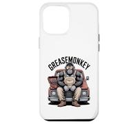 Greasemonkey Gorilla Retro Mechanic Garage Monkey Graphic Case for iPhone 12 Pro Max