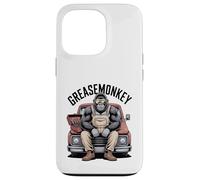 Greasemonkey Gorilla Retro Mechanic Garage Monkey Graphic Case for iPhone 13 Pro