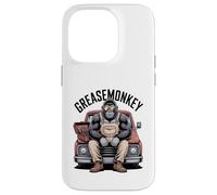Greasemonkey Gorilla Retro Mechanic Garage Monkey Graphic Case for iPhone 14 Pro