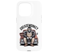 Greasemonkey Gorilla Retro Mechanic Garage Monkey Graphic Case for iPhone 15 Pro